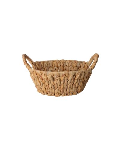 BASKET ROUND WITH HANDLES