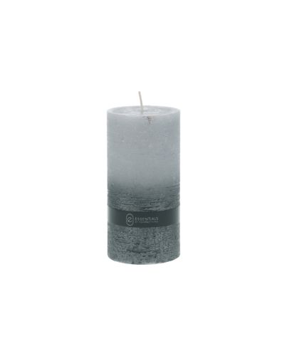 CANDLE PILLAR DYE GREY