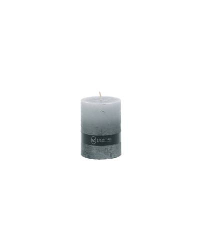 CANDLE PILLAR DYE GREY