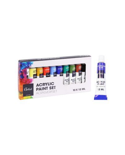 ACRYLIC OIL PAINT 12ML  10PCS