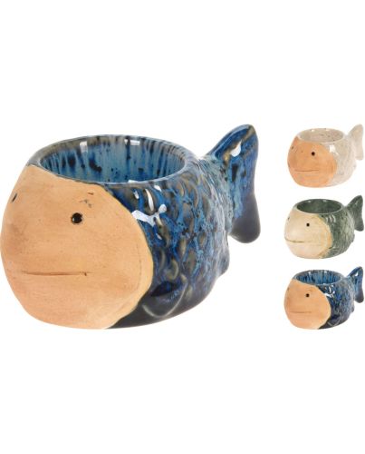 TEALIGHT HOLDER FISH