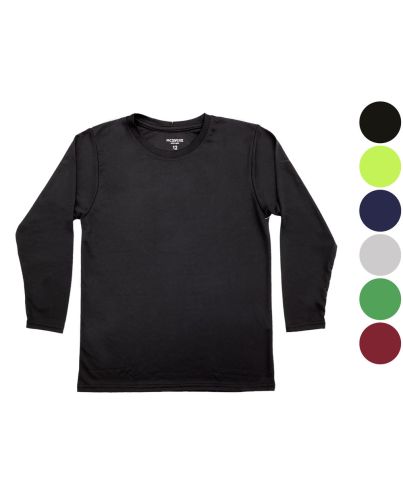 BOYS SOLID L/S T SHIRT