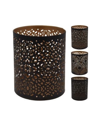 TEALIGHT HOLDER BLACK