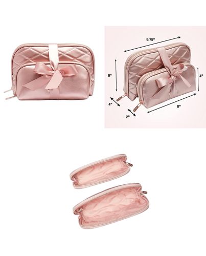 COSMETIC BAG PINK 2PK