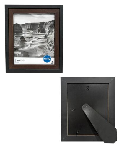 PHOTO FRAME 8inX10in TWO TONE BLACK