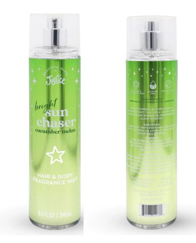 JUSTICE HAIR AND BODY MIST CUCUMBER MELON 8.4OZ