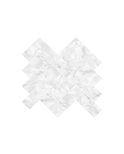 HERRINGBONE PEEL AND STICK (4 TILES 10inX10in)