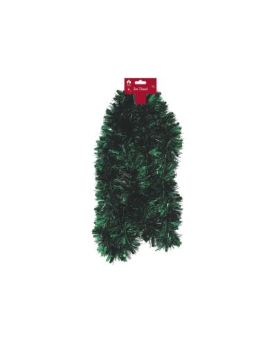 TINSEL XMAS 2M DK GREEN