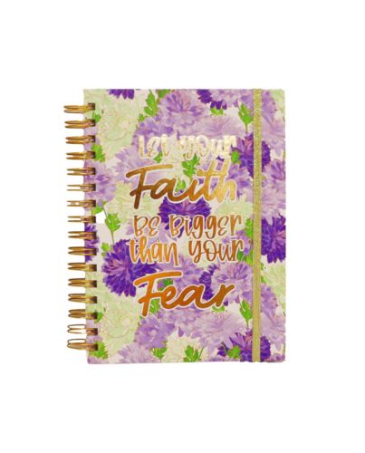 JOURNAL LET YOUR FAITH 315 LINED PAGES 6.15X8.5inL