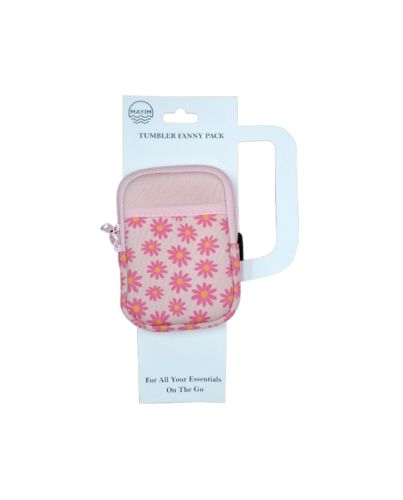 FLORAL PRINT TUMBLER FANNY PACK