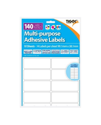 PRINTER LABELS IN SLEEVE (140 LABELS PER PACK)