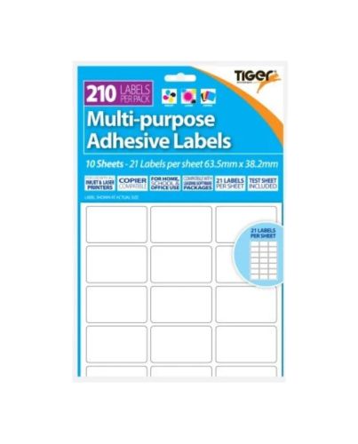 PRINTER LABELS IN SLEEVE (210 LABEL PER PACK)