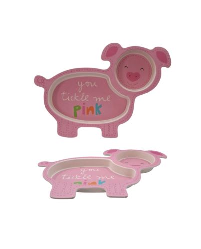 PENELOPE PIG PLATE (10in x 11in x 3in)