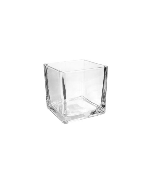 10CM CLEAR GLASS VASE
