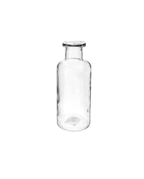 22CM CLEAR GLASS VASE